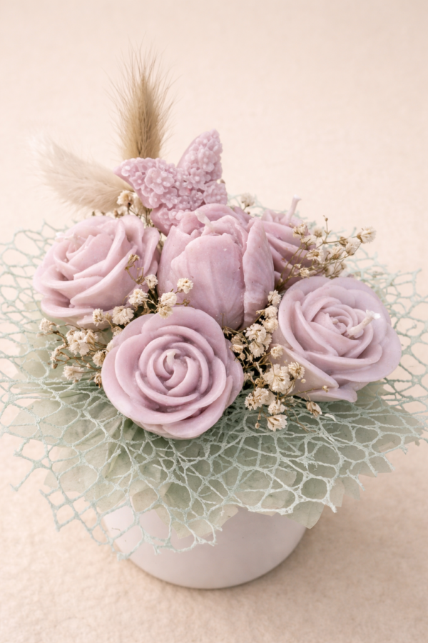 mini bouquet malva mini bouquet malva