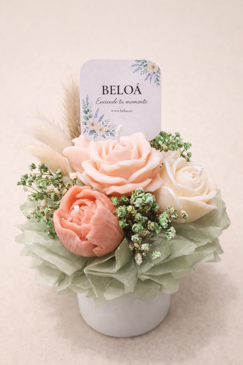 Detalles artesanales hechos a mano para sorprender con velas y aroma