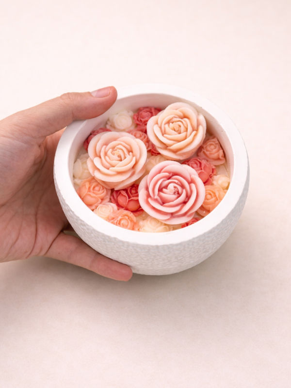 bowl de rosas