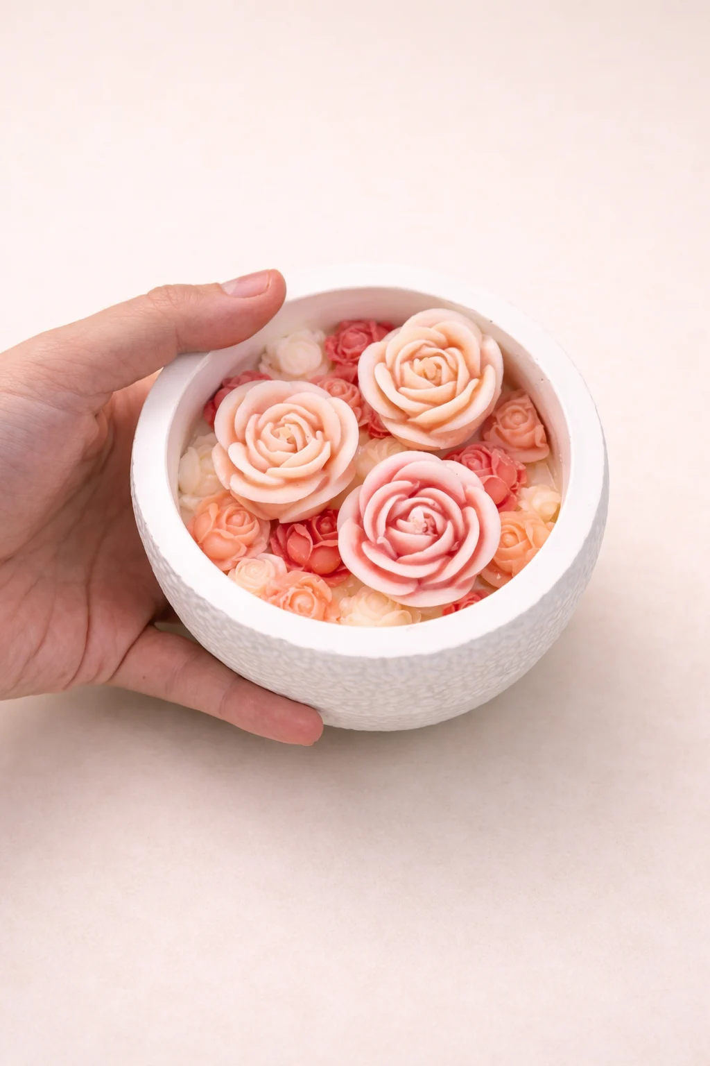 bowl de rosas