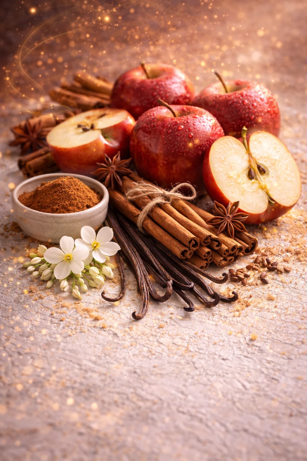 Manzana y canela
