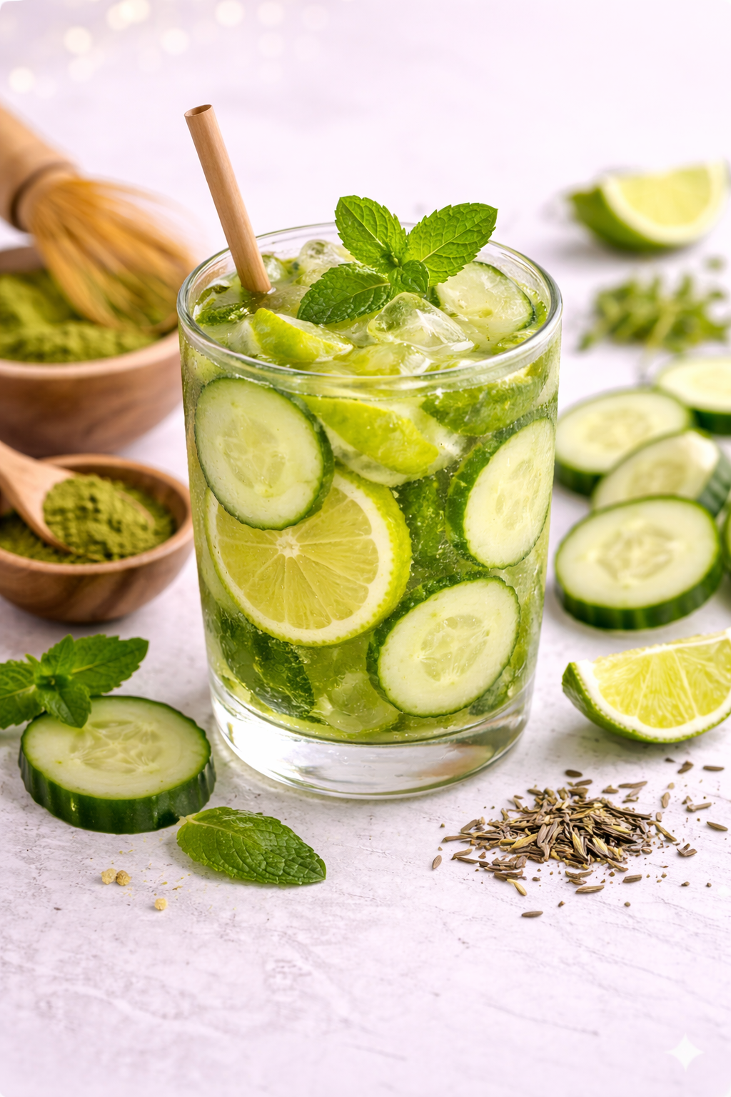 Fragancia Té verde y pepino (Beloá) - cítricos y jazmín