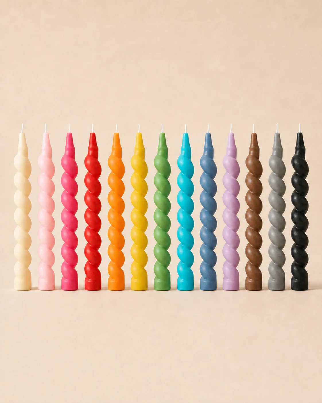 Velas Ondra de colores Velas Ondra de colores