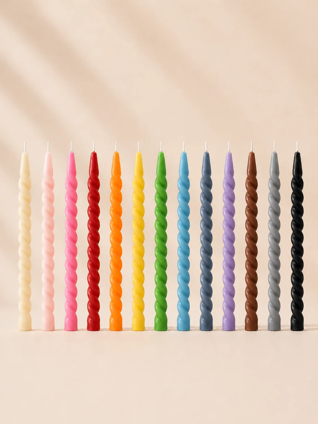 Velas Spiralé · Colección de colores Velas Spiralé · Colección de colores