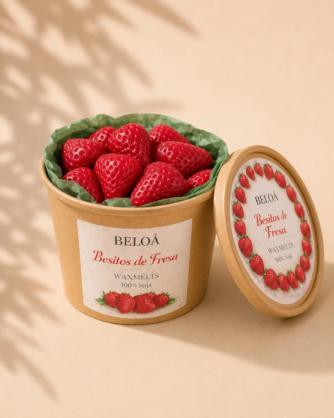 waxmelts besitos de fresa beloa