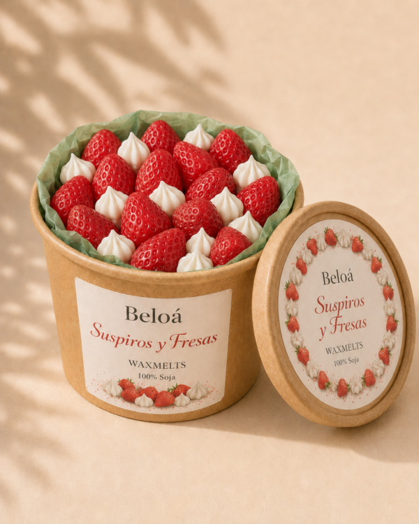 waxmelts suspiros y fresas beloa
