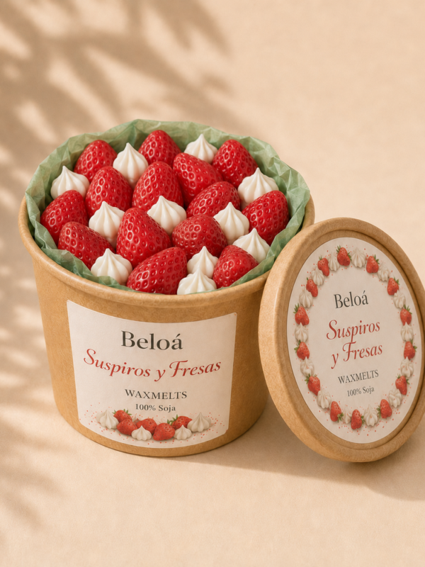 waxmelts suspiros y fresas beloa