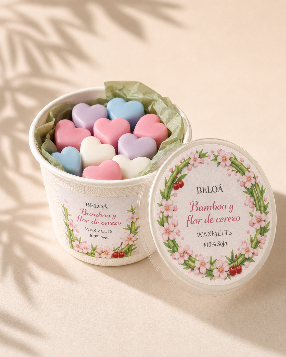 wax melts bamboo y flor de cerezo