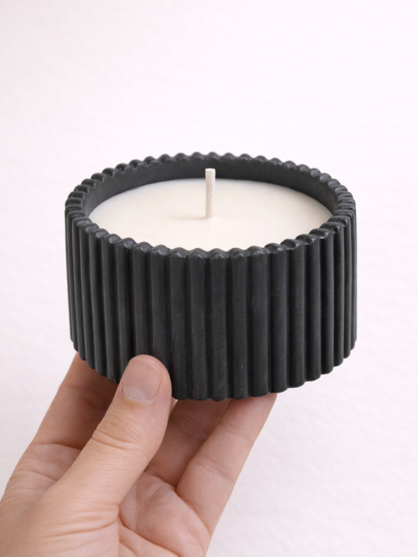 vela aromática noctis gris profundo