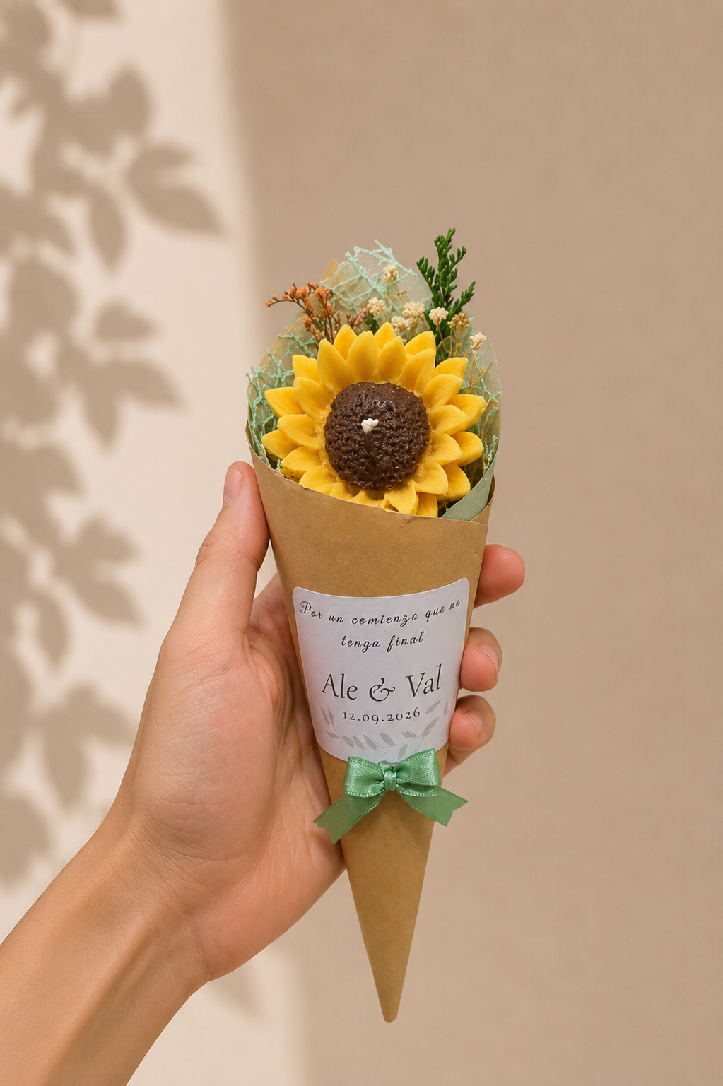 Cono Girasol Personalizado