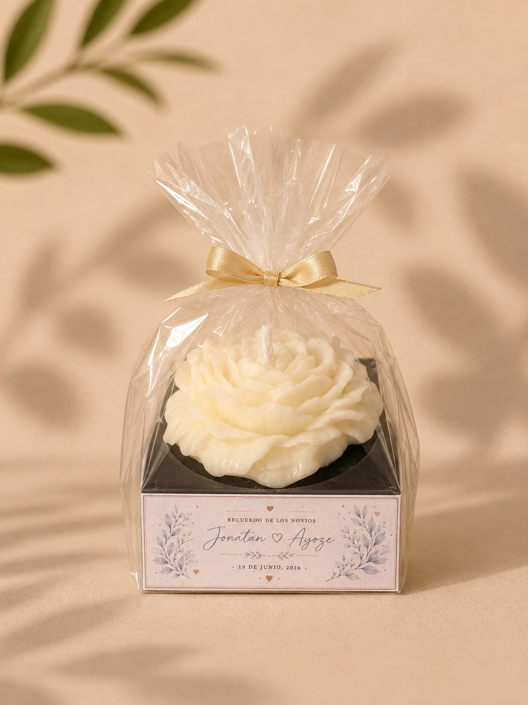 Vela Personalizada Fleur