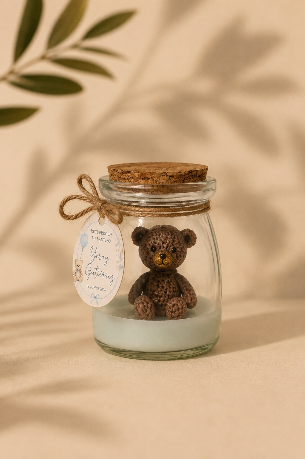 Vela Personalizada Teddy
