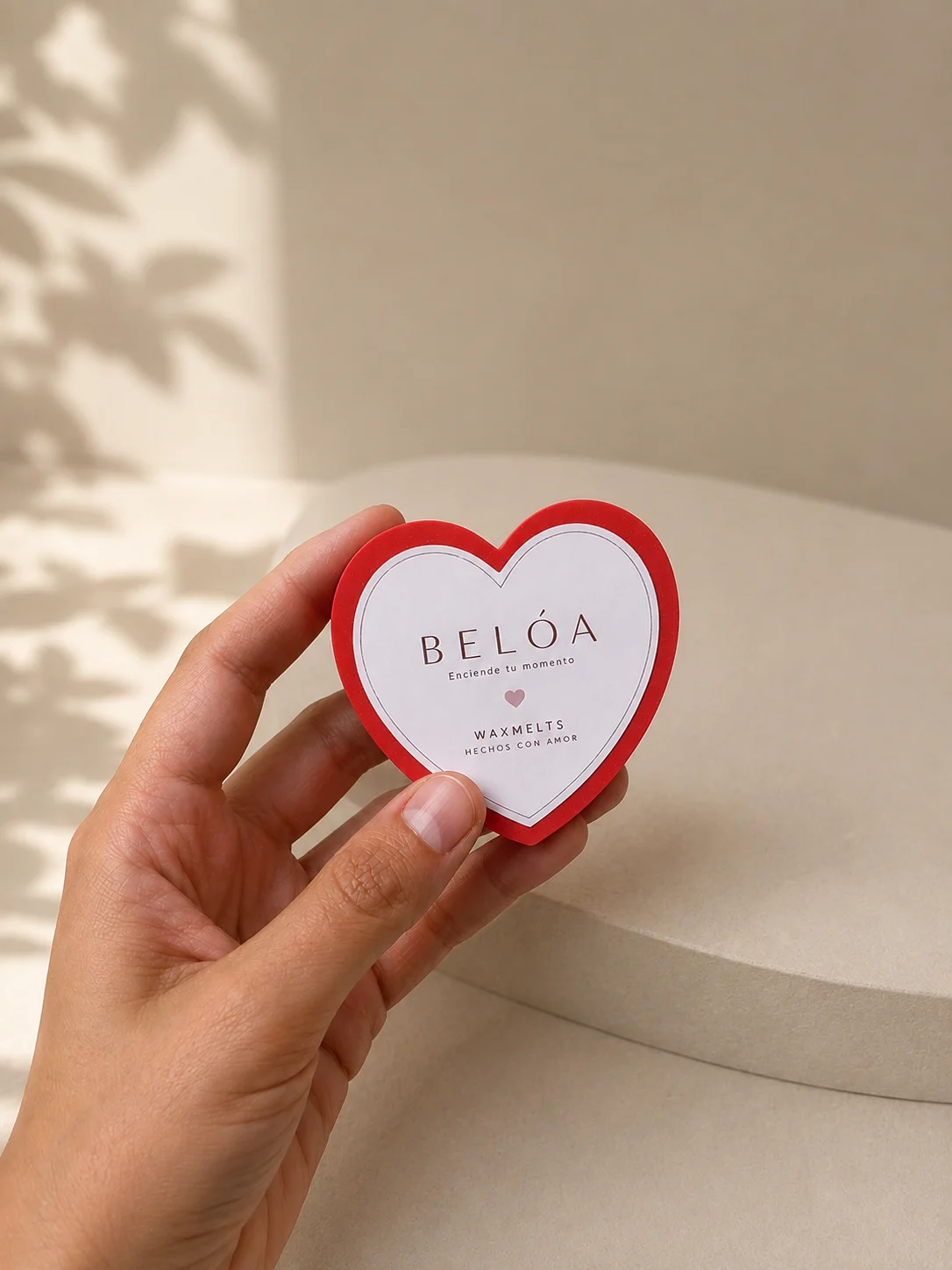 Sweet Heart con tres wax melts aromáticos en caja corazón
