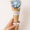 Cono floral azul