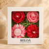 caja jardin rojos