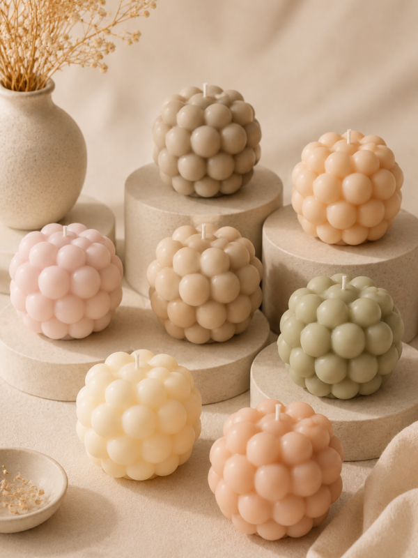 esfera de burbuja colores