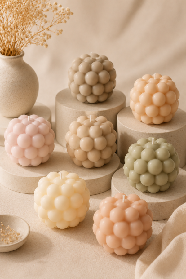 esfera de burbuja colores