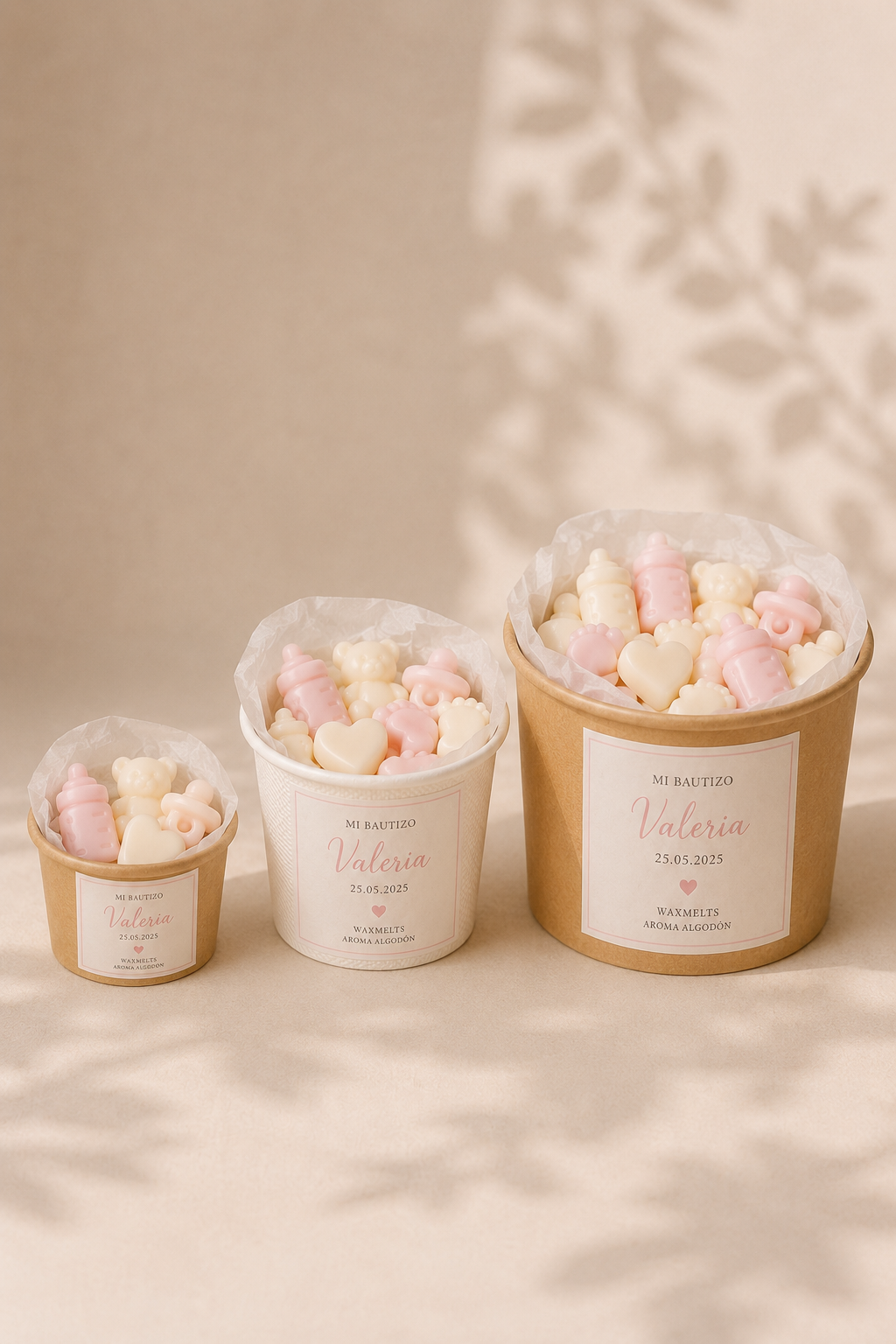 tallas de waxmelts para eventos