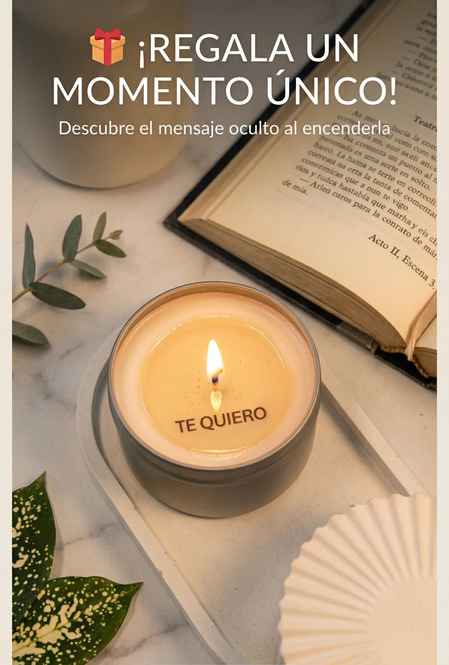 vela con mensaje vela con mensaje