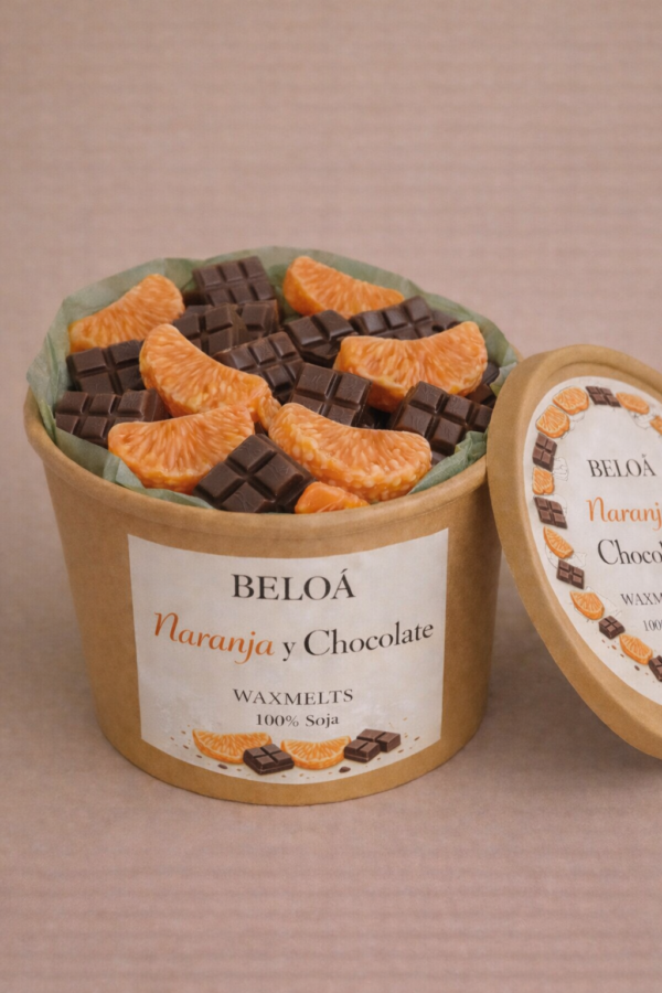waxmelts naranja y chocolate beloa waxmelts naranja y chocolate beloa
