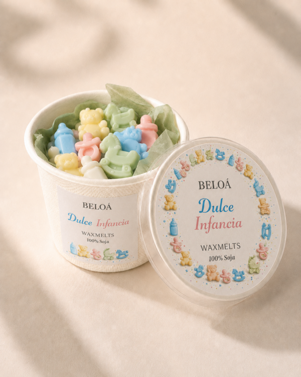 waxmelts pequeños de colonia de bebe