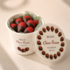 waxmelts pequeños de fresas con chocolate
