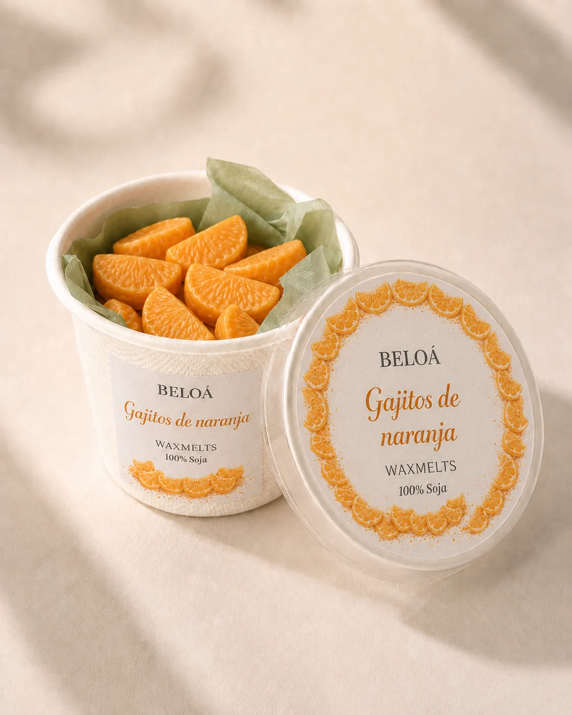 waxmelts pequeños de naranja